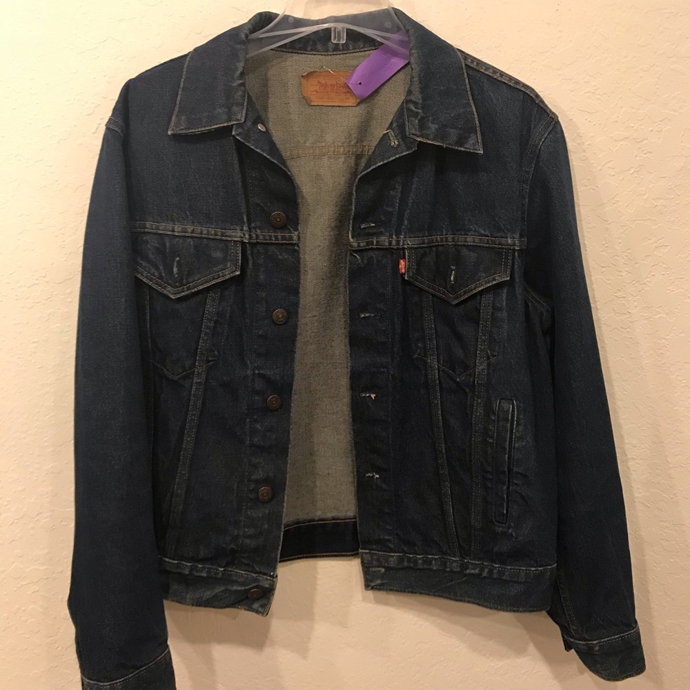 LEVIS vintage red tag denim jacket 42R
